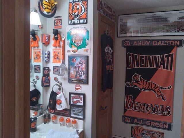 WHO DEY: Local fans show us their 'Bengals Caves'