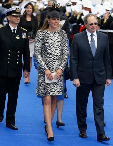 Kate Middleton attends a Princess Cruises ship naming ceremony