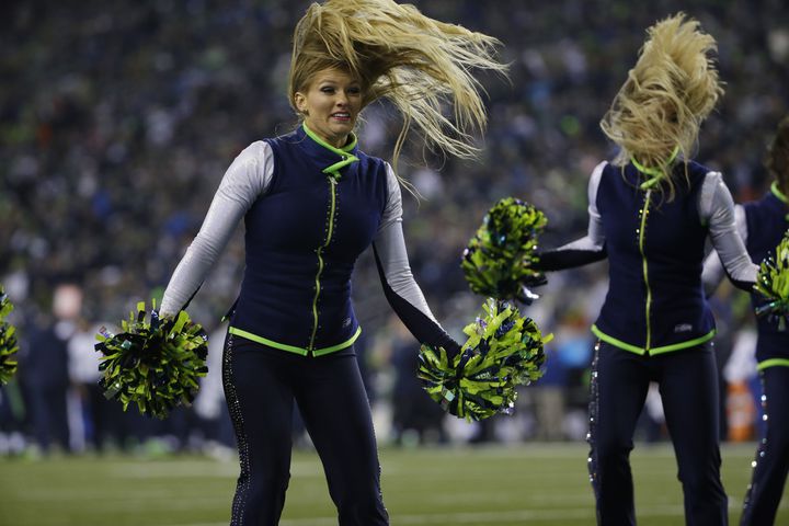 Photos: Cheerleaders show spirit at NFL playoffs