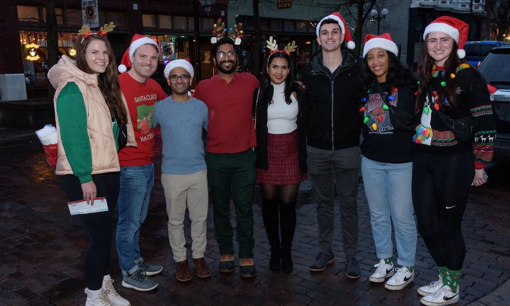 The 17th annual Oregon District Holiday Pub Crawl, a benefit hosted by Planned2Give for Toys for Tots was held on Saturday, Dec. 9, 2023. Attendees dressed up as their favorite holiday characters and visited Oregon District bars featured in this gallery such as The Dublin Pub, The Trolley Stop and The Oregon Express. Did we spot you there? TOM GILLIAM / CONTRIBUTING PHOTOGRAPHER