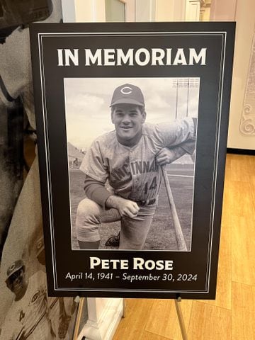 PHOTOS: Pete Rose Memorial at Great American Ball Park in Cincinnati