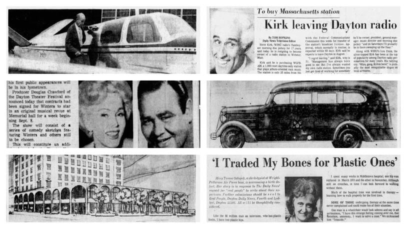 Dayton history headlines for the week of  June 25 - July 1. DAYTON DAILY NEWS ARCHIVES