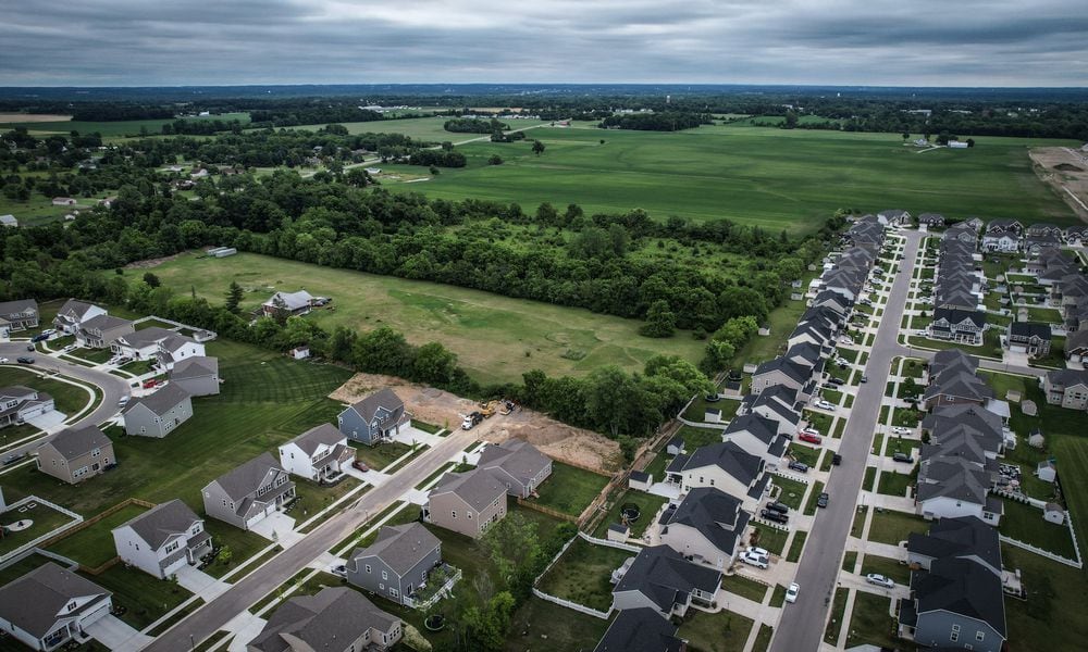 This property, in the background near the Carriage Trails development, was petitioned to be annexed from Bethel Twp. to Huber Heights in 2022-23, but the move did not go through. JIM NOELKER/STAFF