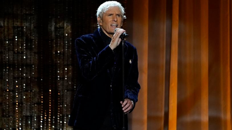 Singer Michael Bolton. (AP Photo/Chris Pizzello)