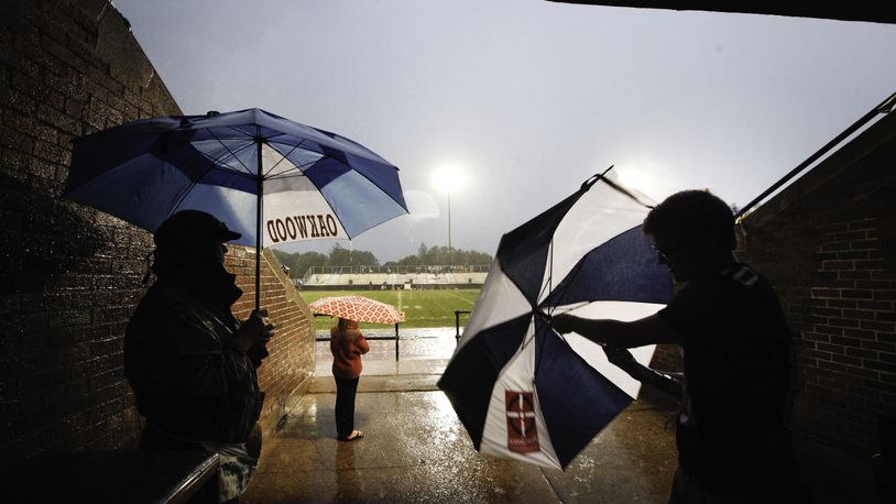 Oakwood schools will install new LED lights at Mack Hummon Field, which was built in the 1930s, as a cost-saving measure. FILE