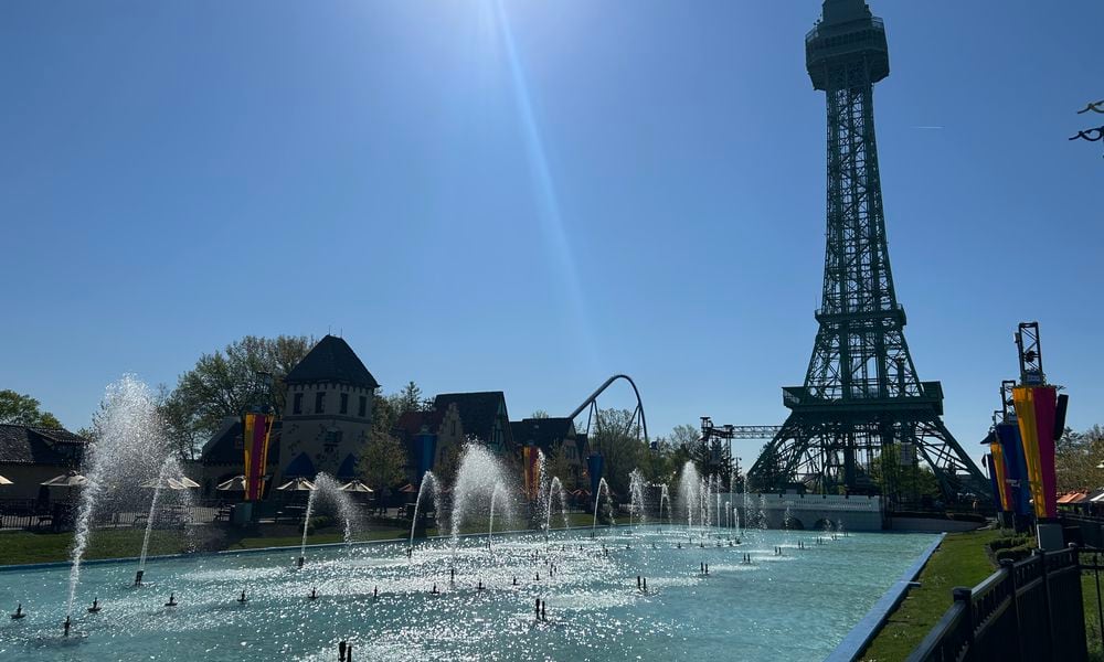 Kings Island opened for its 52nd season on Saturday, April 20, 2024. ALEX CUTLER/STAFF