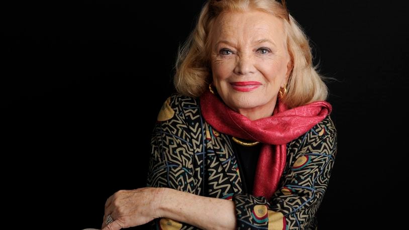 FILE - Actor Gena Rowlands poses for a portrait at the London West Hollywood hotel in West Hollywood, Calif., on Dec. 4, 2014. Rowlands is suffering from Alzheimer’s disease, says her son, the filmmaker Nick Cassavetes. Cassavetes, in an interview with Entertainment Weekly published Tuesday, says Rowlands has had Alzheimer’s for five years. (Photo by Chris Pizzello/Invision/AP, File)