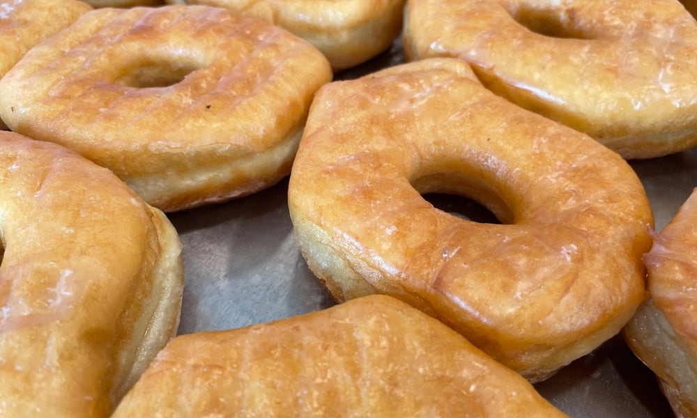 Glazed Donut Eatery will open at 3800 Colonel Glenn Highway Suite 200 near Wright State University by the end of October. NATALIE JONES/STAFF