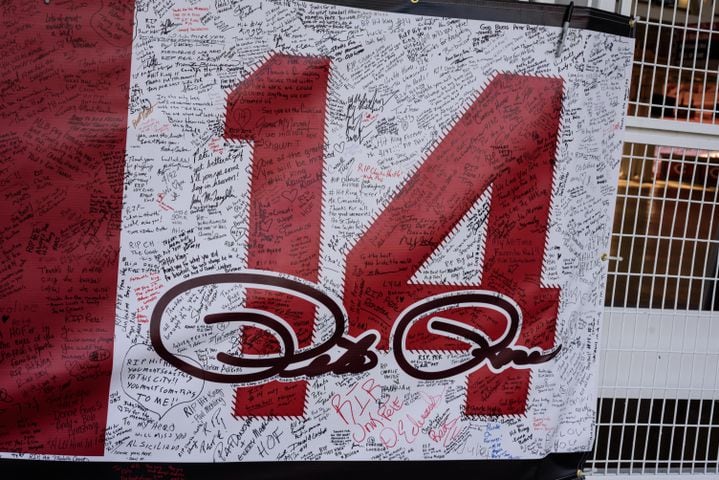 PHOTOS: Pete Rose Memorial at Great American Ball Park in Cincinnati