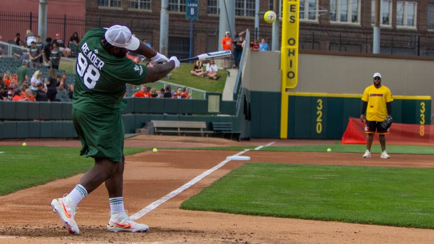 Logan Wilson Celebrity Softball Game Featuring Star Bengals