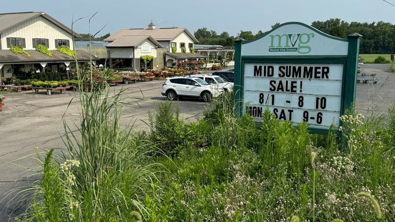 Meadow View Growers announced Aug. 2 that they will be closing their popular nursery in New Carlisle. The business will remain open for now, as no firm closing date has been announced. BILL LACKEY/STAFF