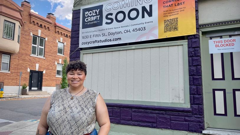 Devon Stinson is opening Cozy Craft Studios, a DIY arts and crafts studio in the St. Anne’s Hill Historic District featuring workshops, classes and rentable space. NATALIE JONES/STAFF