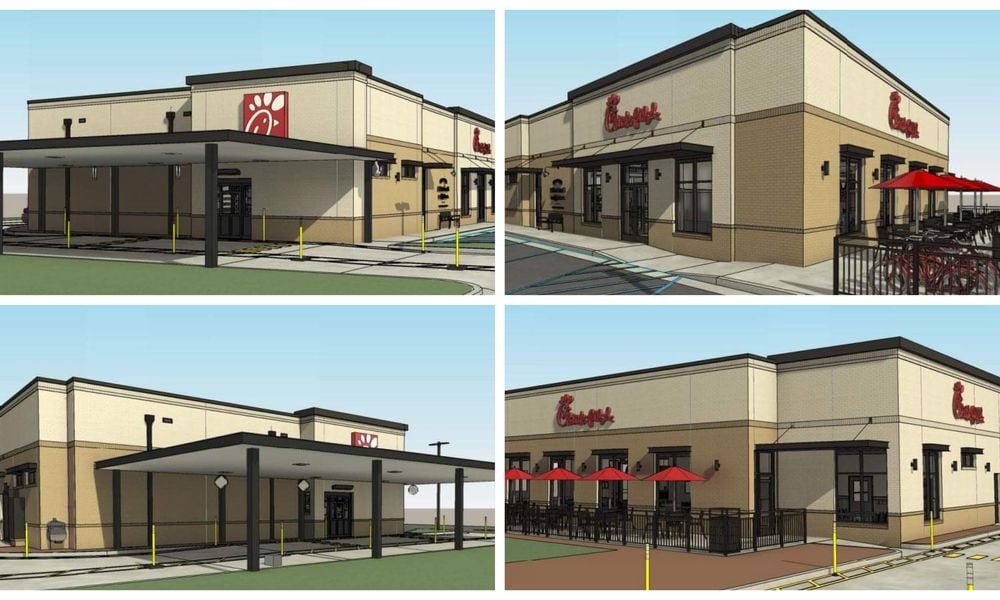 Chick-Fil-A is looking to build a location on a 3-acre property at 10322 Springboro Pike in Miami Twp. The new 4,852-square-foot location, if approved, would be constructed north of Landing Way and south of Taos Drive. CONTRIBUTED