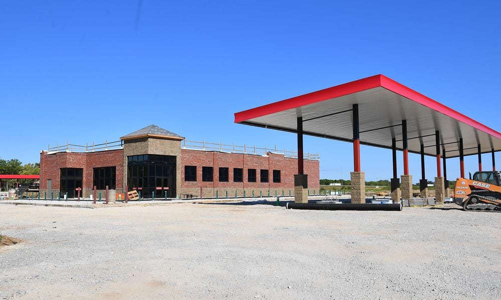 A Sheetz gas station and convenience store was under construction at Exit 78 off I-75, between Troy and Piqua in early September 2024. CONTRIBUTED PHOTO