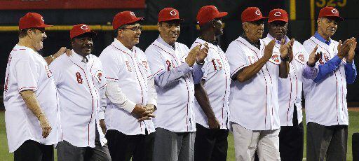 Reds unveil Joe Morgan's statue, great 8 reunite