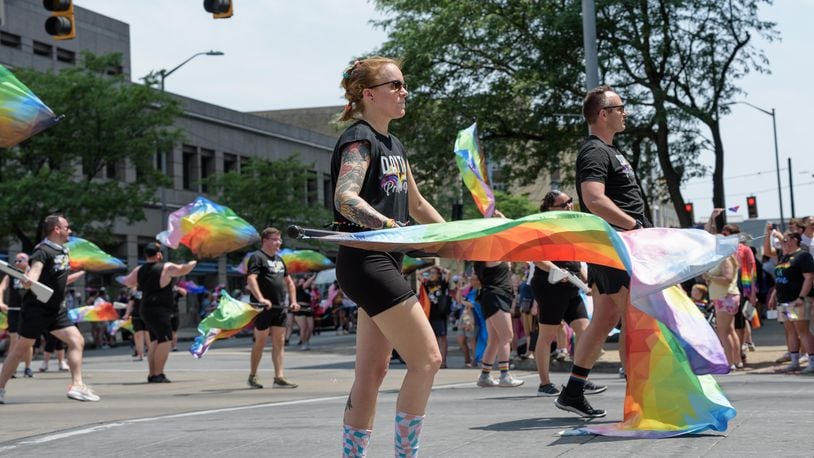 File - The Greater Dayton LGBT Center hosted the Dayton Pride: United We Can Parade and Festival at Courthouse Square in downtown Dayton on Saturday, June 3, 2023. TOM GILLIAM/CONTRIBUTING PHOTOGRAPHER