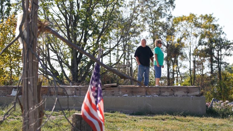 The home of Albert and Wanda King along Crawford Toms Run Road west of Brookville was the first to be destroyed in a Memorial Day EF4 tornado that meted out destruction for nearly 20 more miles. CHRIS STEWART / STAFF
