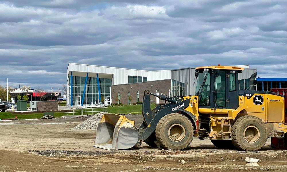 Groundwork has begun at the site of the former Marian Meadows shopping center, officially kickstarting the construction phase of a $40 million redevelopment project. AIMEE HANCOCK/STAFF