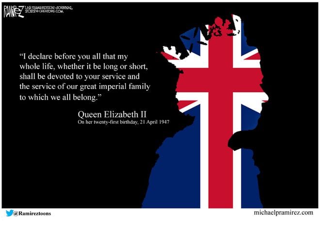 EDITORIAL CARTOONS: Remembering Queen Elizabeth II