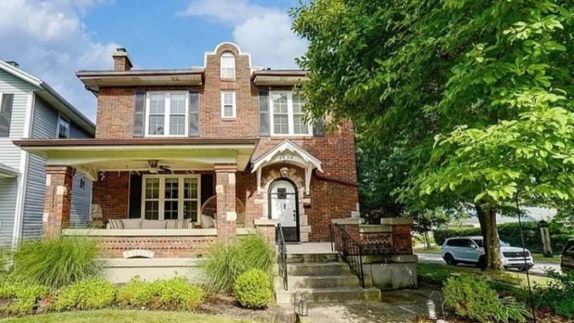 Built in 1920 and listed for $445,000 by Coldwell Banker Heritage, the brick two-story at 1824 Far Hills Ave. in Oakwood has about 2,134-square feet of living space, including a finished basement. CONTRiBUTED