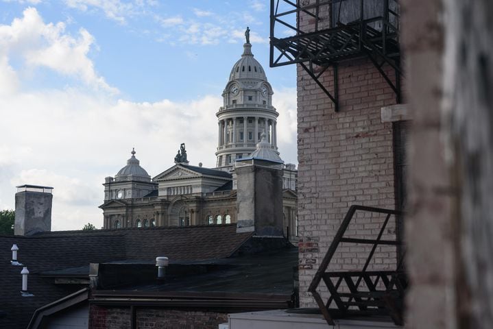 PHOTOS: Stabilization complete on Troy's IOOF Building/Old Miami County Courthouse