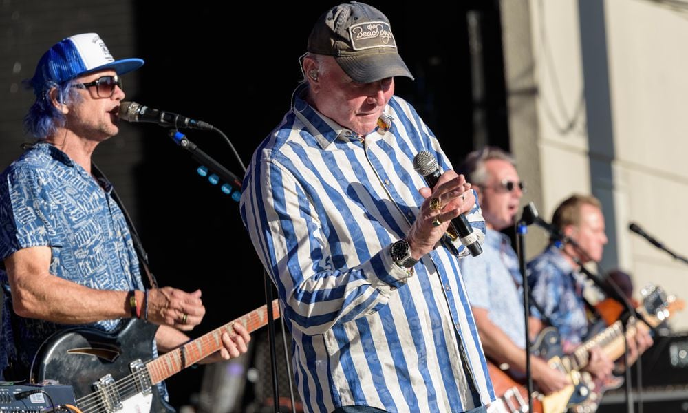 Rock & Roll Hall of Famers the Beach Boys brought their Endless Summer Gold Tour to Fraze Pavilion in Kettering on Monday, July 1, 2024. TOM GILLIAM / CONTRIBUTING PHOTOGRAPHER