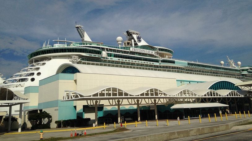 Royal Caribbean's Freedom of the Seas cruise ship.