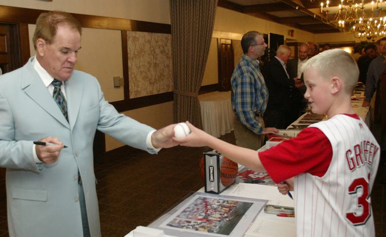 Legendary baseball player Pete Rose