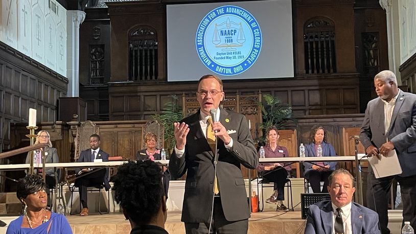 Montgomery County, state and Congressional candidates attended the Dayton NAACP candidates forum on Monday night.