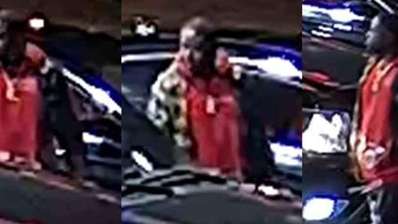 Dayton police are asking for the public's help identifying a person of interest in a double homicide at the West Third Street Shell gas station on Sunday, Feb. 26, 2023. Photo courtesy Dayton Police Department.