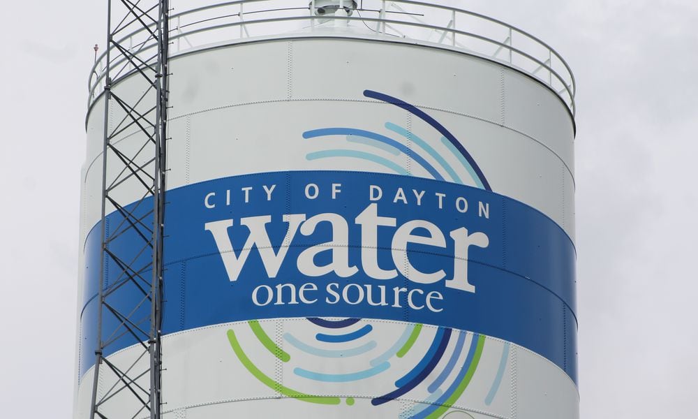 A water tower in East Dayton. CORNELIUS FROLIK / STAFF