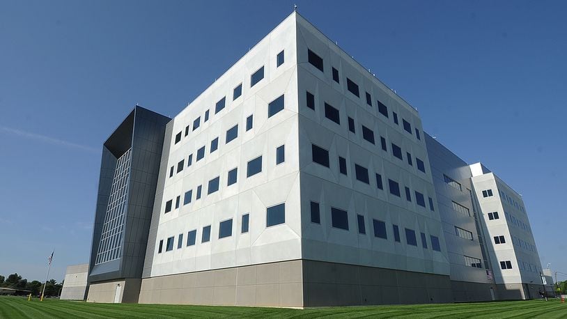 The ribbon was cut on the new home of the National Air and Space Intelligence Center (NASIC) May 13, 2024. MARSHALL GORBY\STAFF