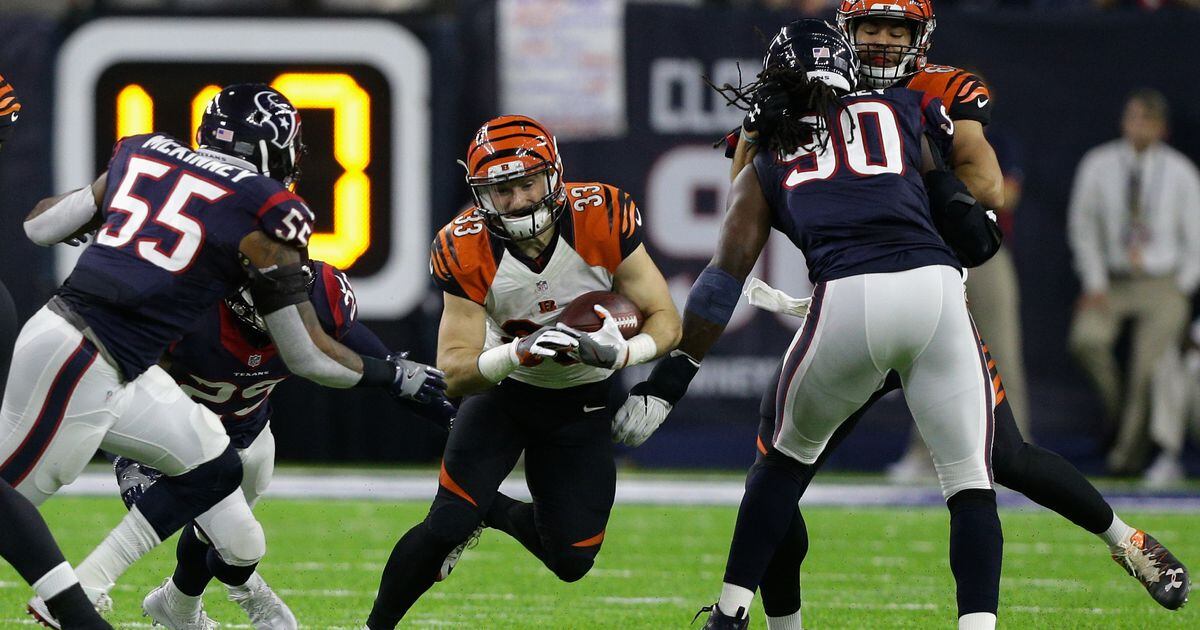 Was Rex Burkhead's game against the Ravens the best by a Bengals