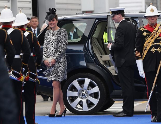 Kate Middleton attends a Princess Cruises ship naming ceremony