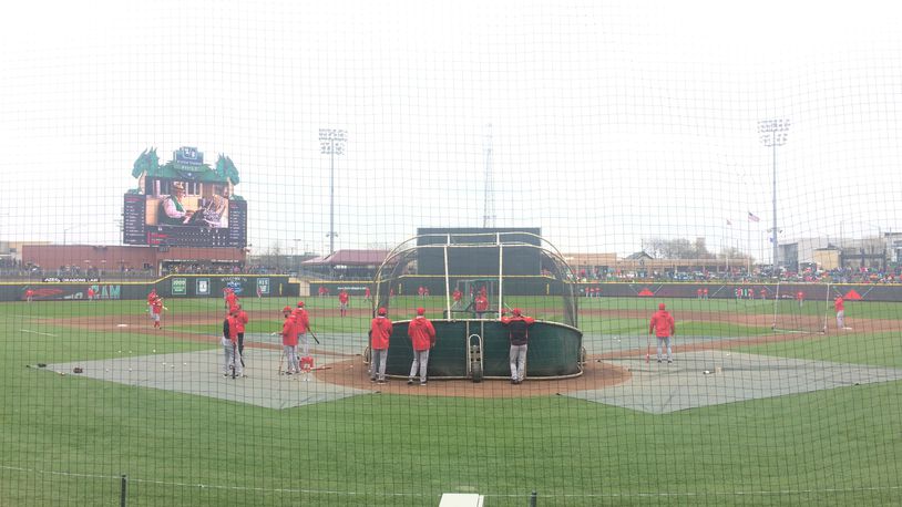 Behind the Scenes at Cincinnati Reds Opening Day