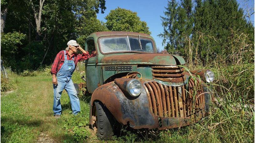 “Michael and his Old Truck”  Archival ink-jet print © Gary Beeber, 2024