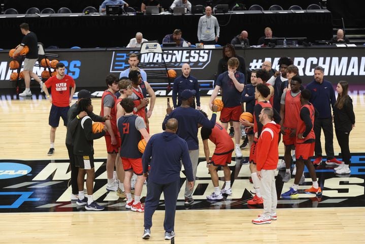 Dayton practices for NCAA tournament