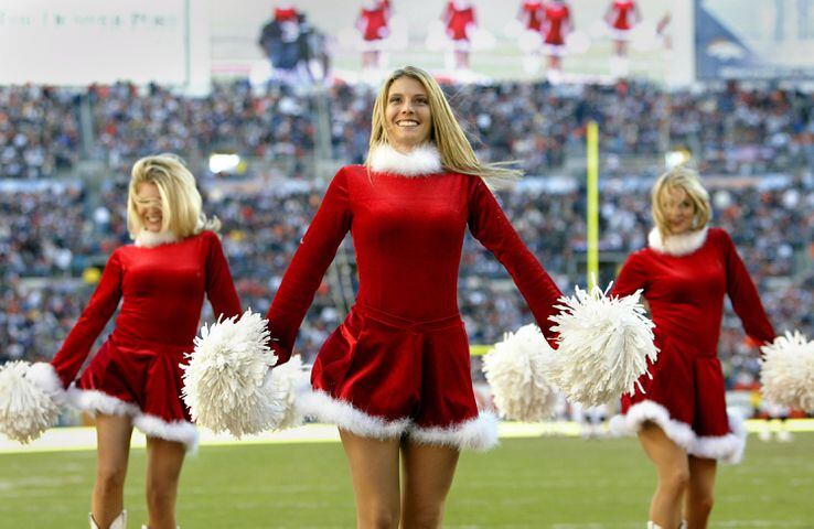 NFL Cheerleaders in the Christmas Spirit – Ultimate Cheerleaders