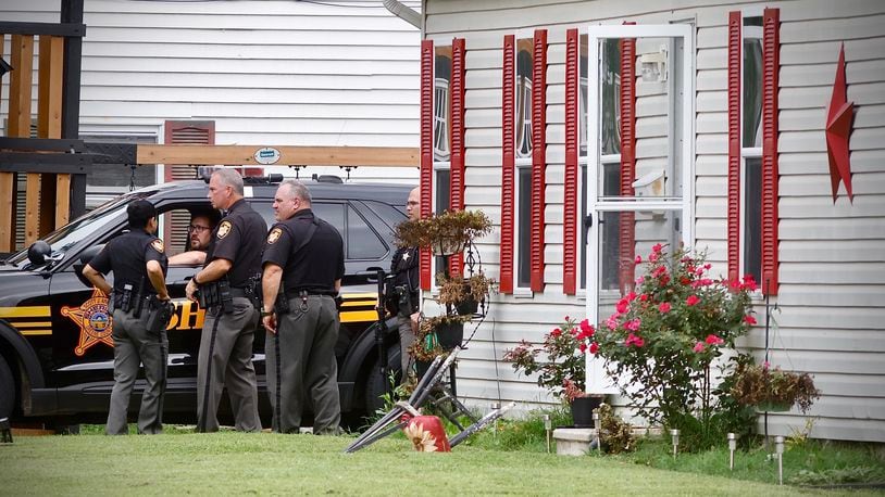 A standoff ended peacefully on Adams Street in Jamestown on Wednesday, Aug. 7 2024. MARSHALL GORBY \STAFF