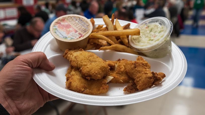 Fish fry season is gearing up at various venues around the Dayton region. TOM GILLIAM / CONTRIBUTING PHOTOGRAPHER