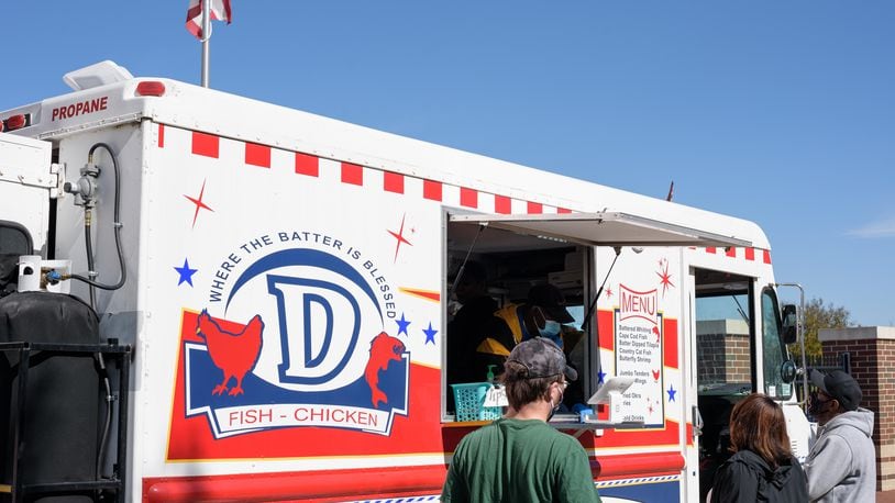 D fish D chicken is one of 30 food trucks that will be at The Montgomery County Food Truck Rally on Saturday, Aug. 3. TOM GILLIAM/CONTRIBUTING PHOTOGRAPHER