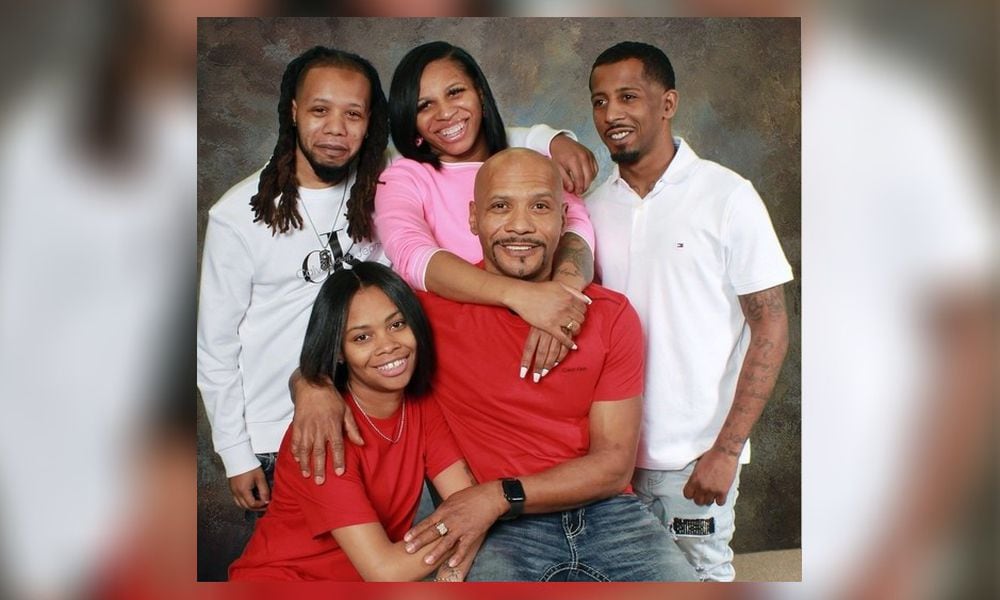 Robert Blackstone with his four children, Bobby, Robin, Quincy and Shataria. CONTRIBUTED