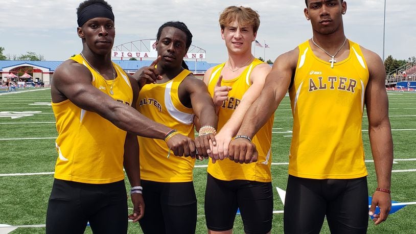 Track And Field Record Setting Alter Foursome Headed To D Ii Regional