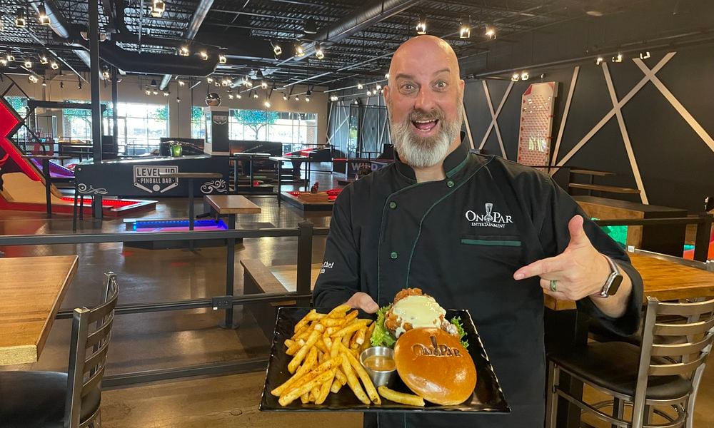 Executive Chef and Kitchen Manager Erin O’Neill (pictured) is eager to bring guests at On Par Entertainment in Beavercreek unique flavor combinations after decades in the restaurant industry. NATALIE JONES/STAFF