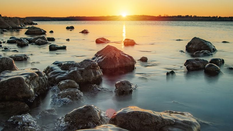 "Sunrise on the Reservoir," Andy Grimm's photo that won the Ohio State Parks Photo Contest, was shot at Buck Creek State Park in Springfield.