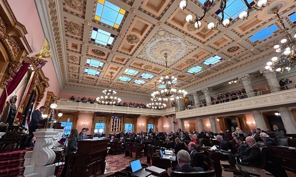 Ohio House lawmakers attend session on Jan. 10, 2024.