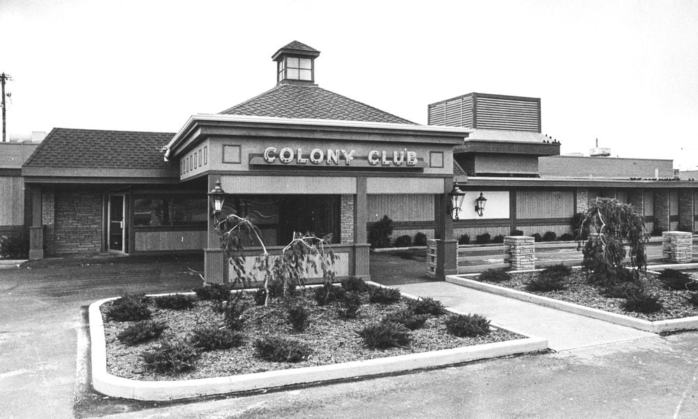 Colony Club supper club, located at 2801 S. Dixie Drive in Kettering, was in business from 1957 to 1993. DAYTON DAILY NEWS ARCHIVES