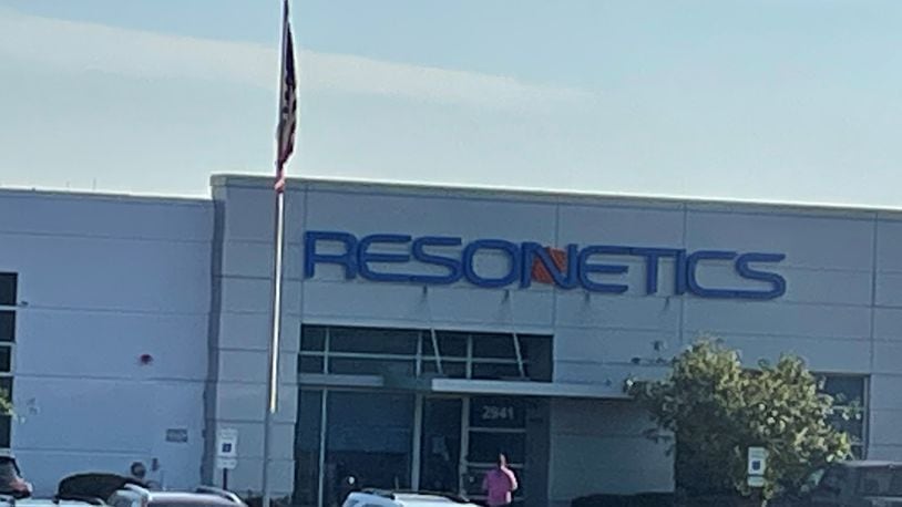 Resonetics in the Kettering section of Miami Valley Research Park wants to combine two properties to make one 7.75-acre lot “for future expansions,” Kettering records show. The land consolidation involves 1.61 acres at 2951 College next to the 6.1-acre Resonetics site, according to city documents. The move was approved by the Kettering Planning Commission Monday night. NICK BLIZZARD/STAFF