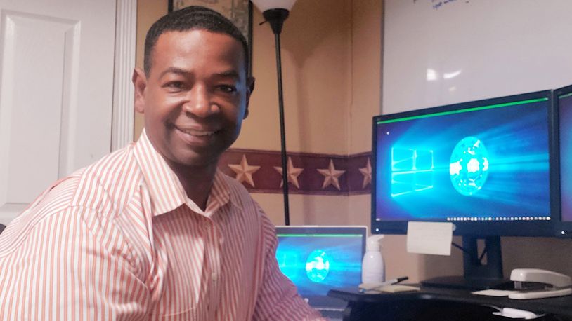 Winston Ferguson, section chief of systems and integration at the Air Force Security Assistance Center on Wright-Patterson Air Force Base, is working with Dayton Regional STEM School to bring more Black history to its students. CONTRIBUTED PHOTO