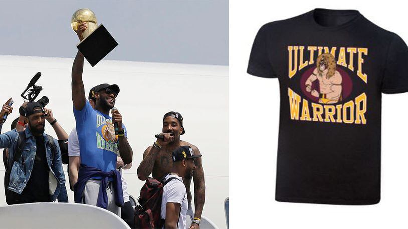 Lebron wearing ultimate clearance warrior shirt